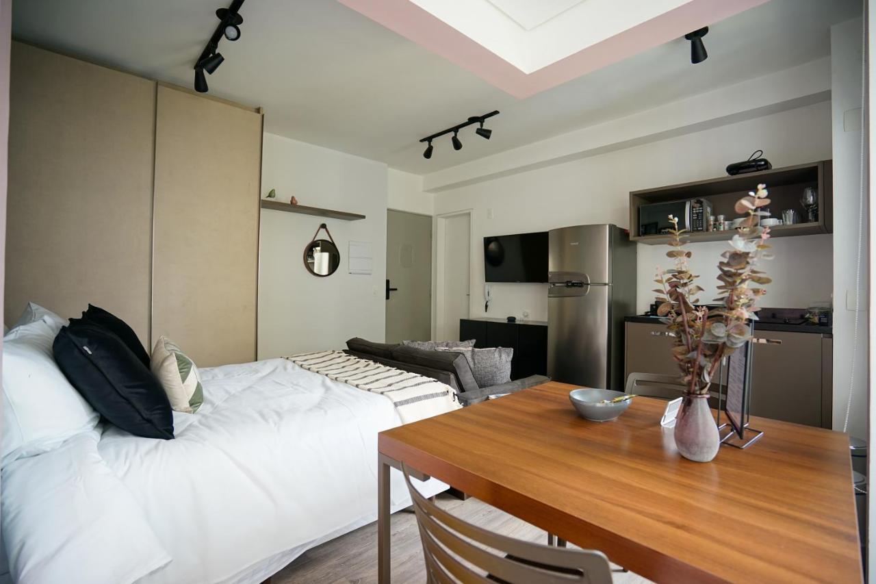 Studio Com Garagem, Academia E Piscina No Predio - Vila Olimpia Apartamento São Paulo