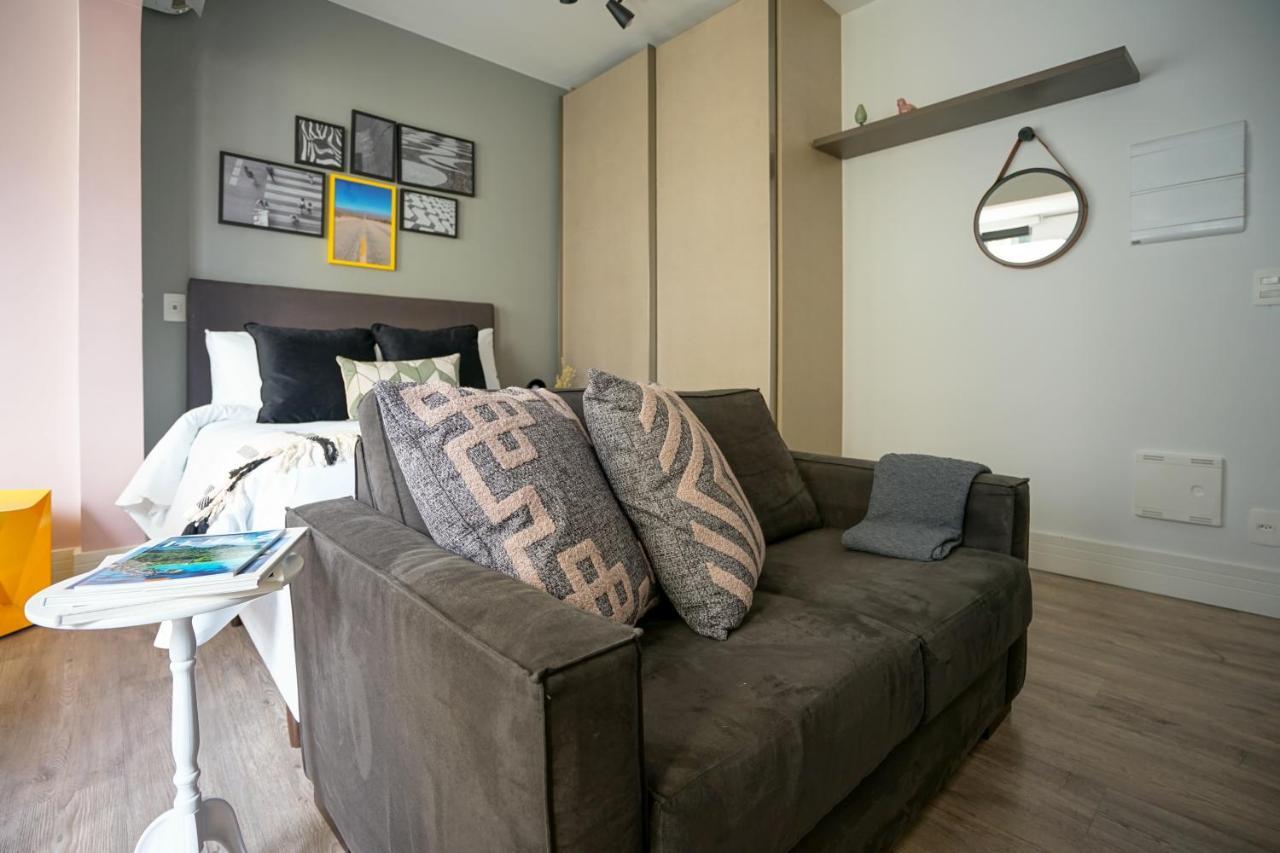Apartamento Studio Com Garagem, Academia E Piscina No Predio - Vila Olimpia São Paulo