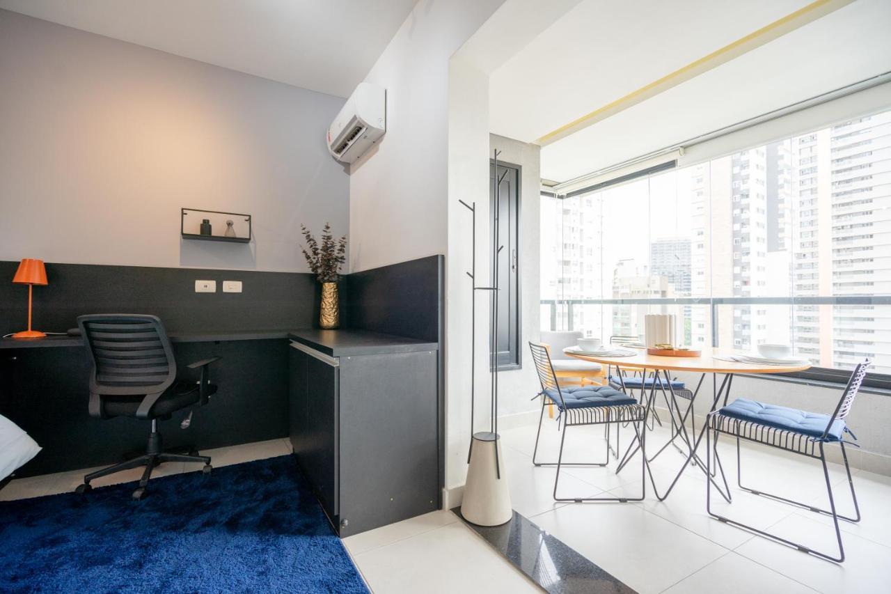 Apartamento Studio Com Garagem, Academia E Piscina No Predio - Vila Olimpia